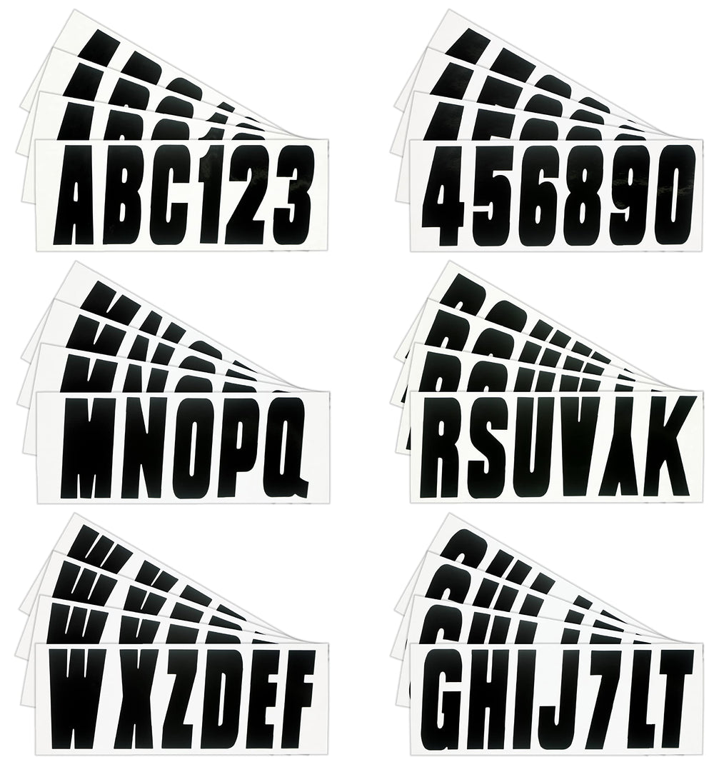 Hardline USA Series 350 letters and numbers for durable hull registration.