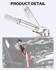 Harley Davidson touring shifter fitment visual confirms compatibility across 1984–2016 models.