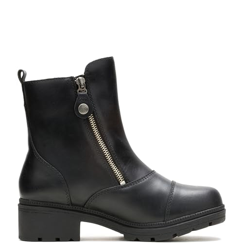 Harley-Davidson bar and shield logo detail on Amherst boot.