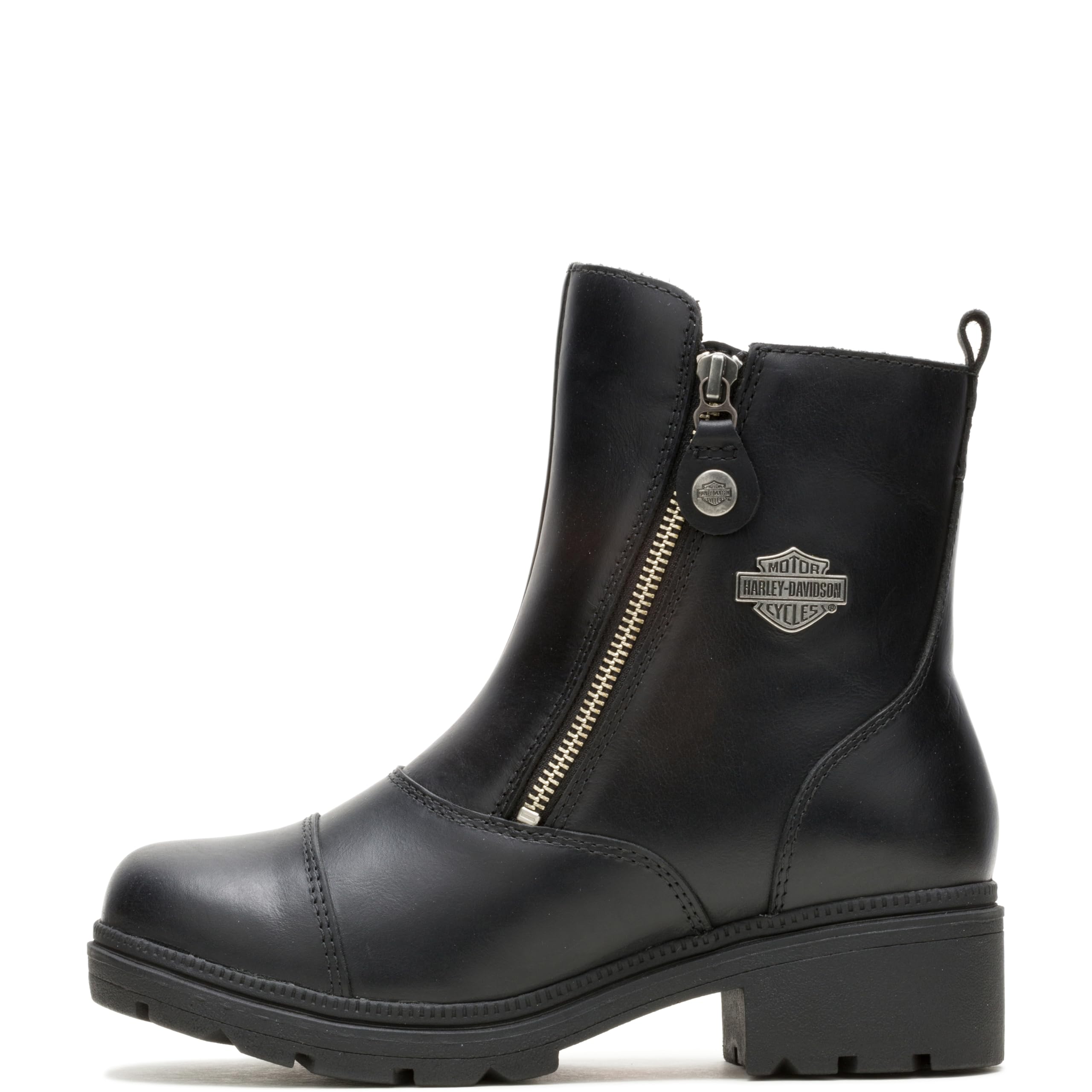 Outsole and heel of Amherst boot designed for steady footing during casual rides.