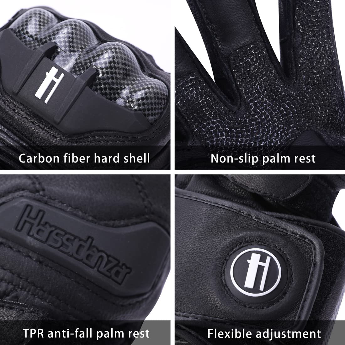 Harssidanzar leather gloves touchscreen compatible for convenient device use