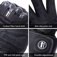 Harssidanzar leather gloves touchscreen compatible for convenient device use