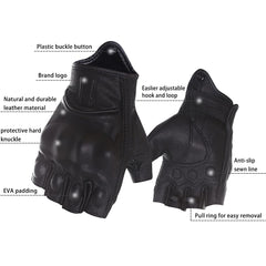 Harssidanzar leather riding gloves providing tactile control on handlebars.