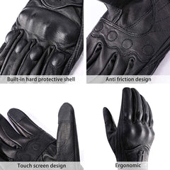 Harssidanzar GM028 gloves showing thumb pad for comfort