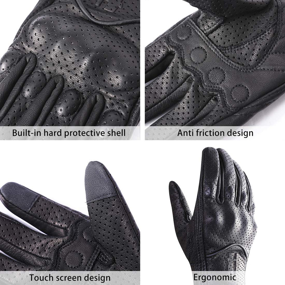 Harssidanzar GM028 palm view showing anti-slip pad for secure grip