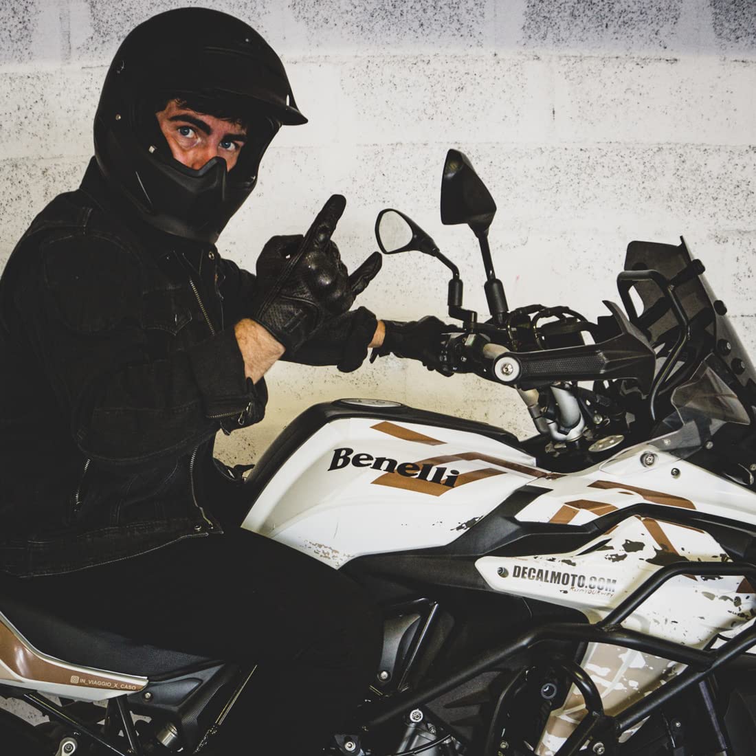 Harssidanzar GM028 touchscreen-ready fingertips for device use while riding