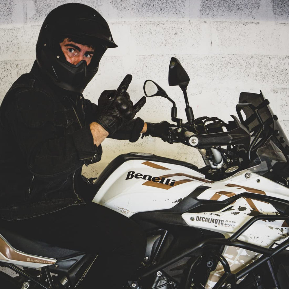 Harssidanzar GM028 touchscreen-ready fingertips for device use while riding