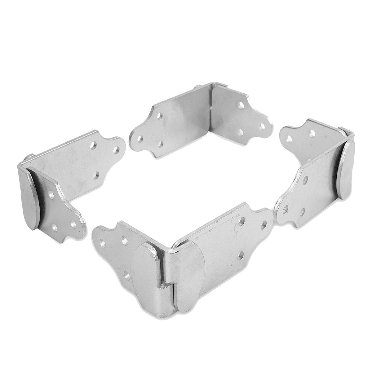 Harvards Chrome 8pc wood panel connectors secure trailer corners with reliable alignment.