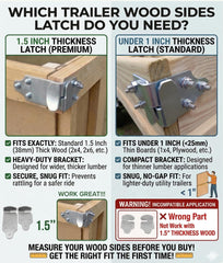 Harvards Chrome trailer rack corner attachment left provides strong bolt-on support for panels.