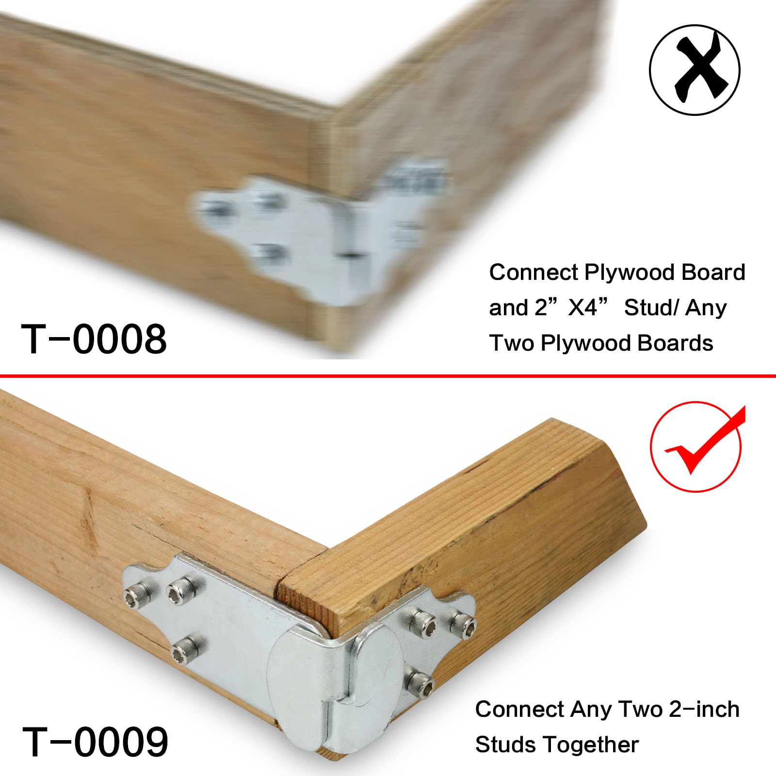 Harvards Chrome trailer rack corner attachment right strengthens side panel connections.