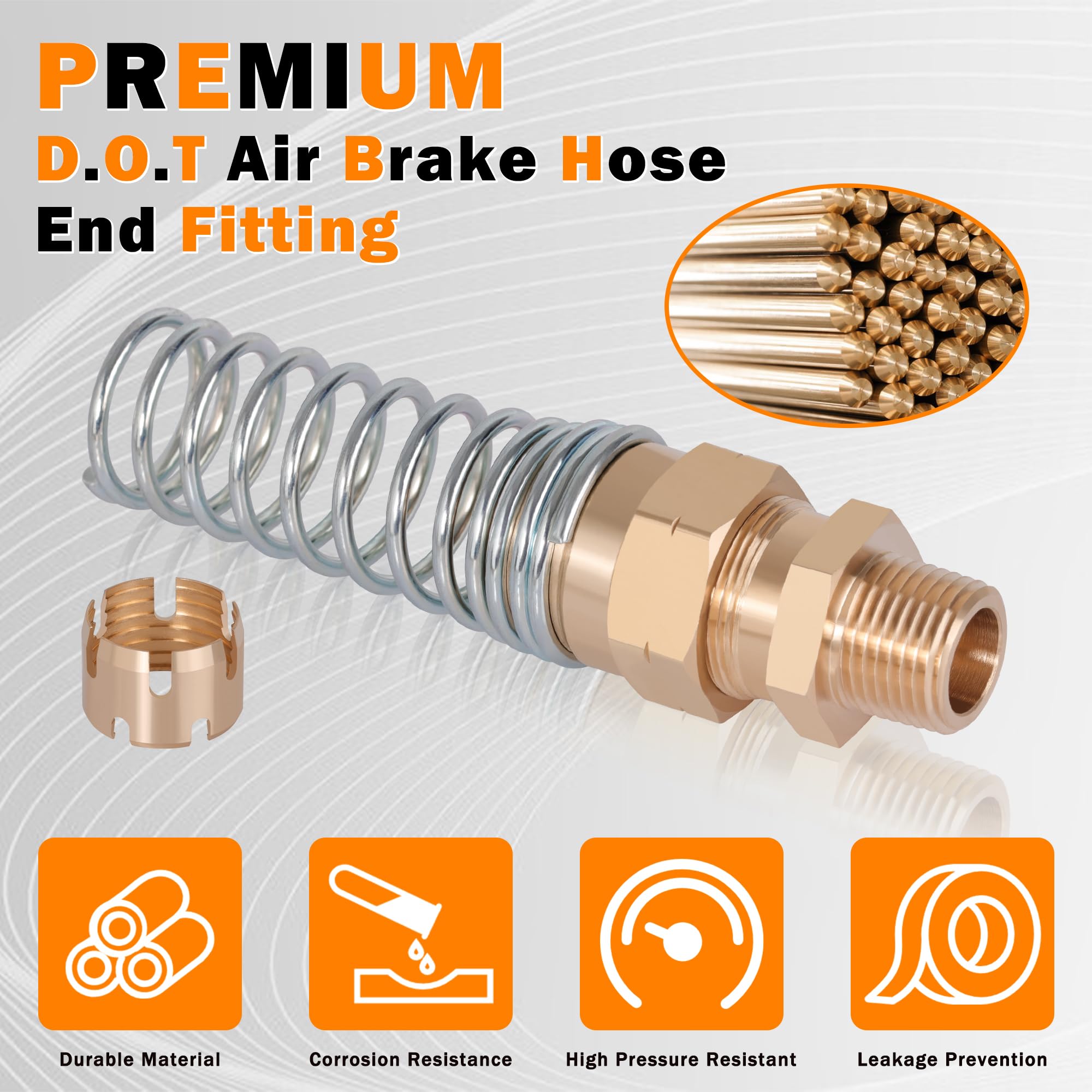 HASAOMOI corrosion-resistant brass ends withstand harsh environments