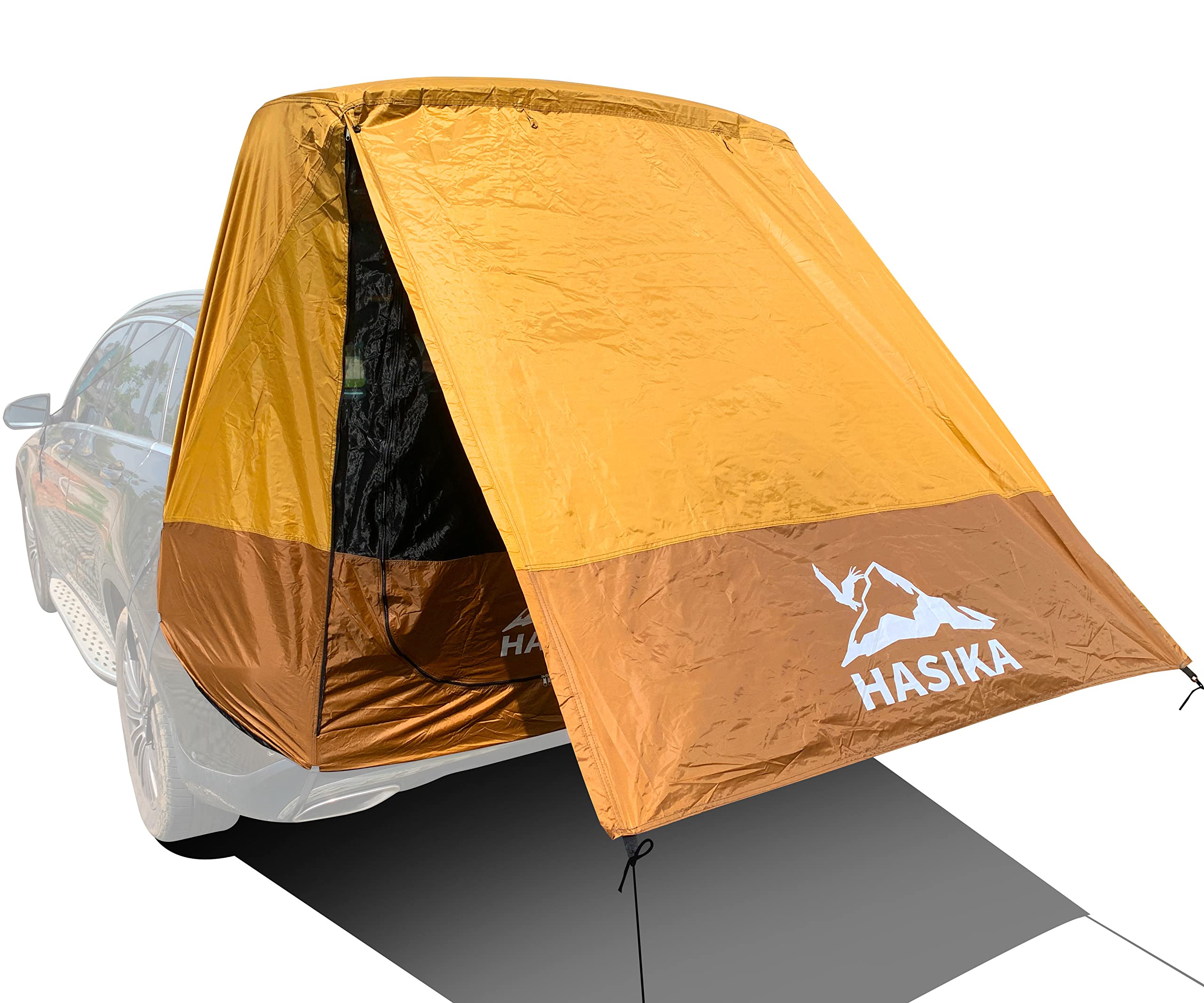 Hasika SUV Tailgate Tent ready for quick roadside camping setup