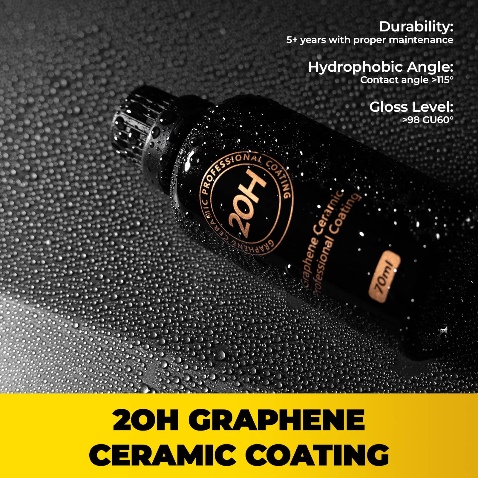 Hatinix graphene coating pro kit contents enable easy at home application.
