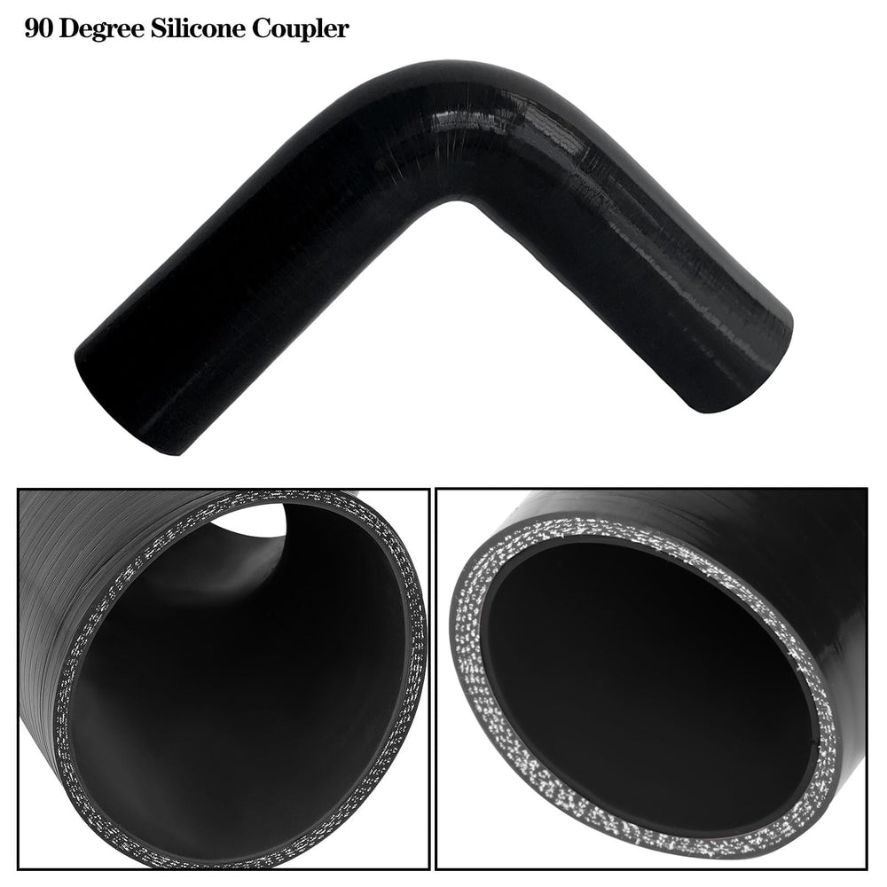 Haturmyko silicone elbow for performance builds, enabling flexible routing.
