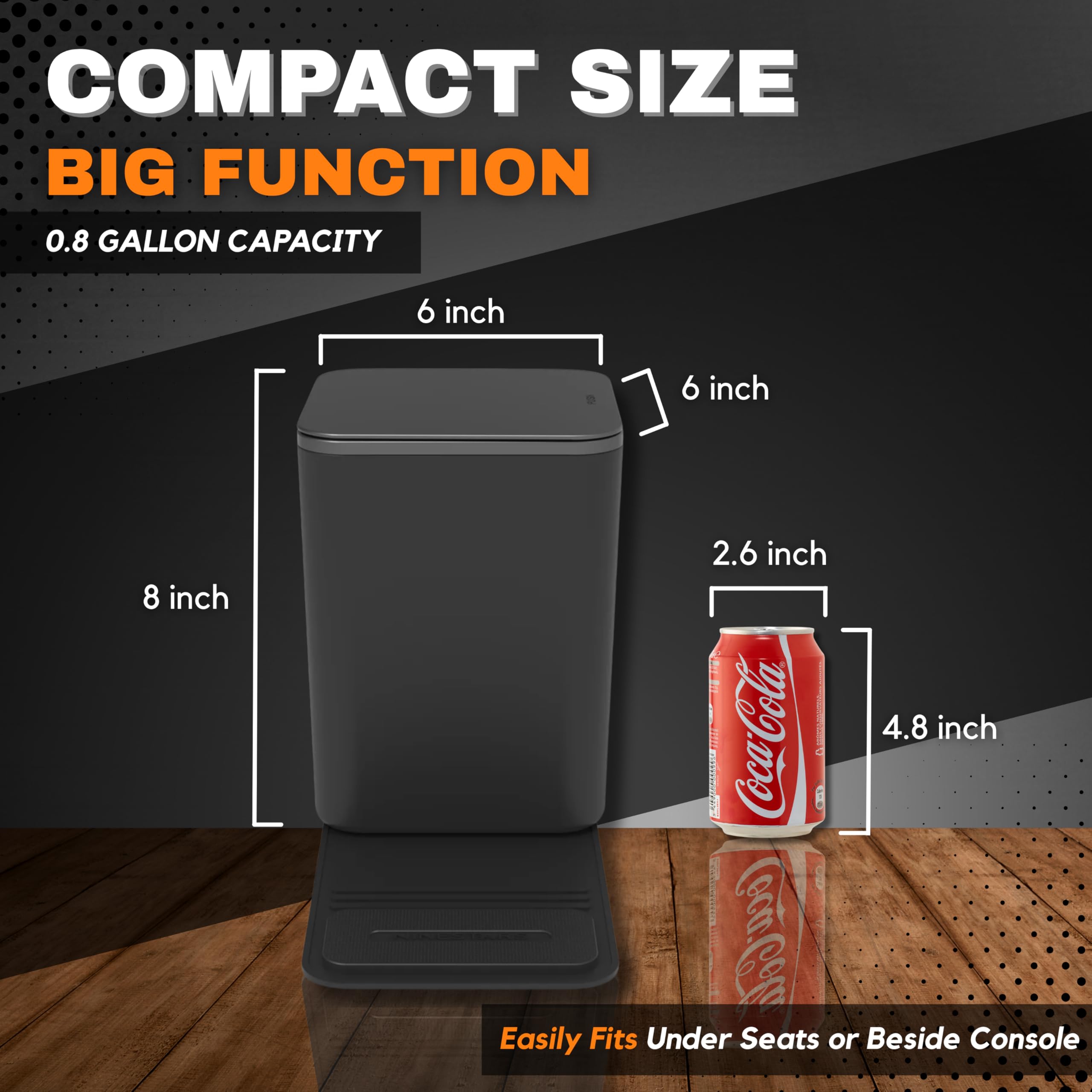 HAUSSIMPLE Easy-pull bags simplify quick waste disposal during trips.
