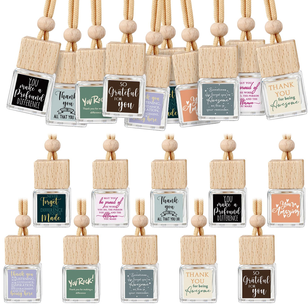 Havawish car diffuser with wood lid and glass body for long-lasting scent