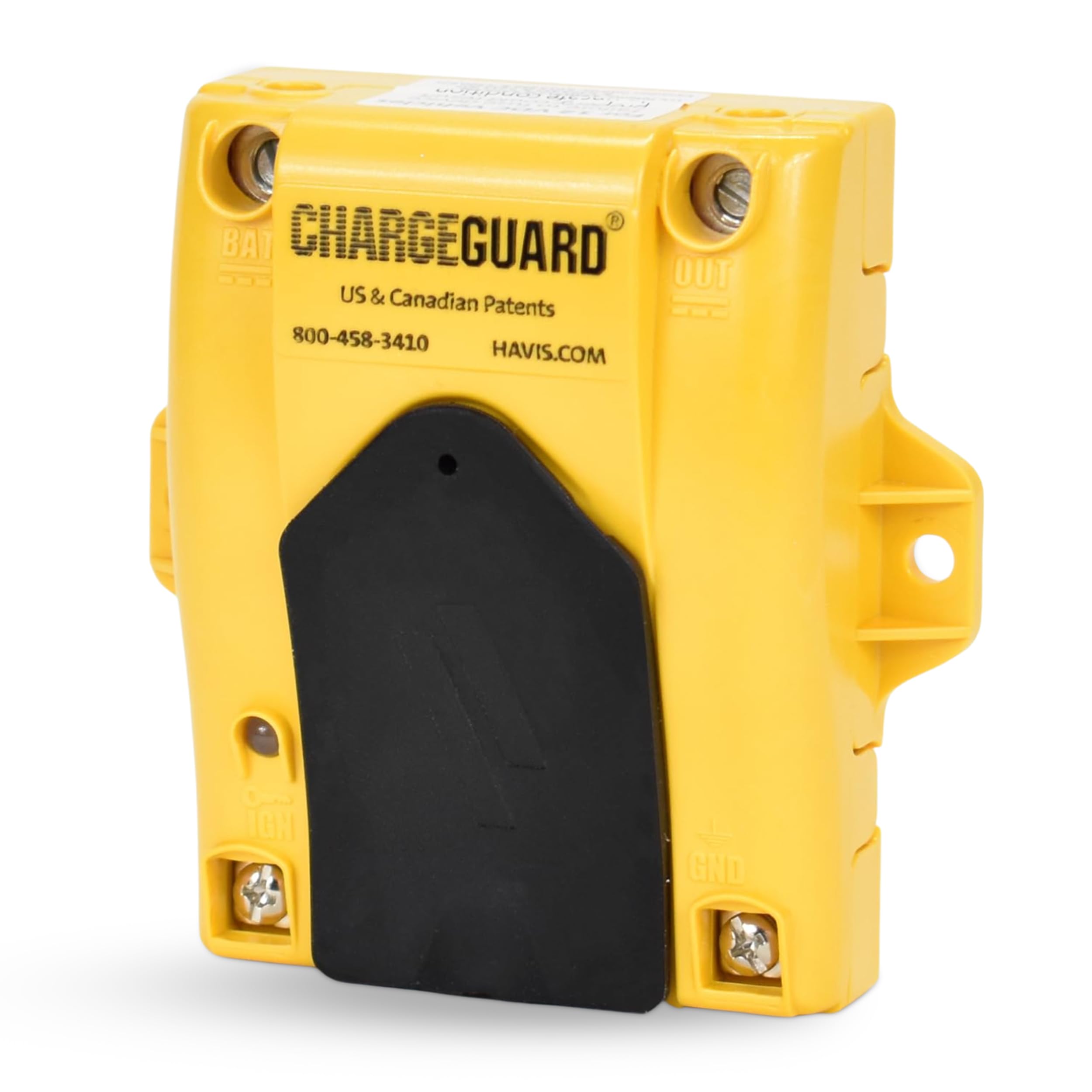 Havis ChargeGuard Select front view showing compact power management device