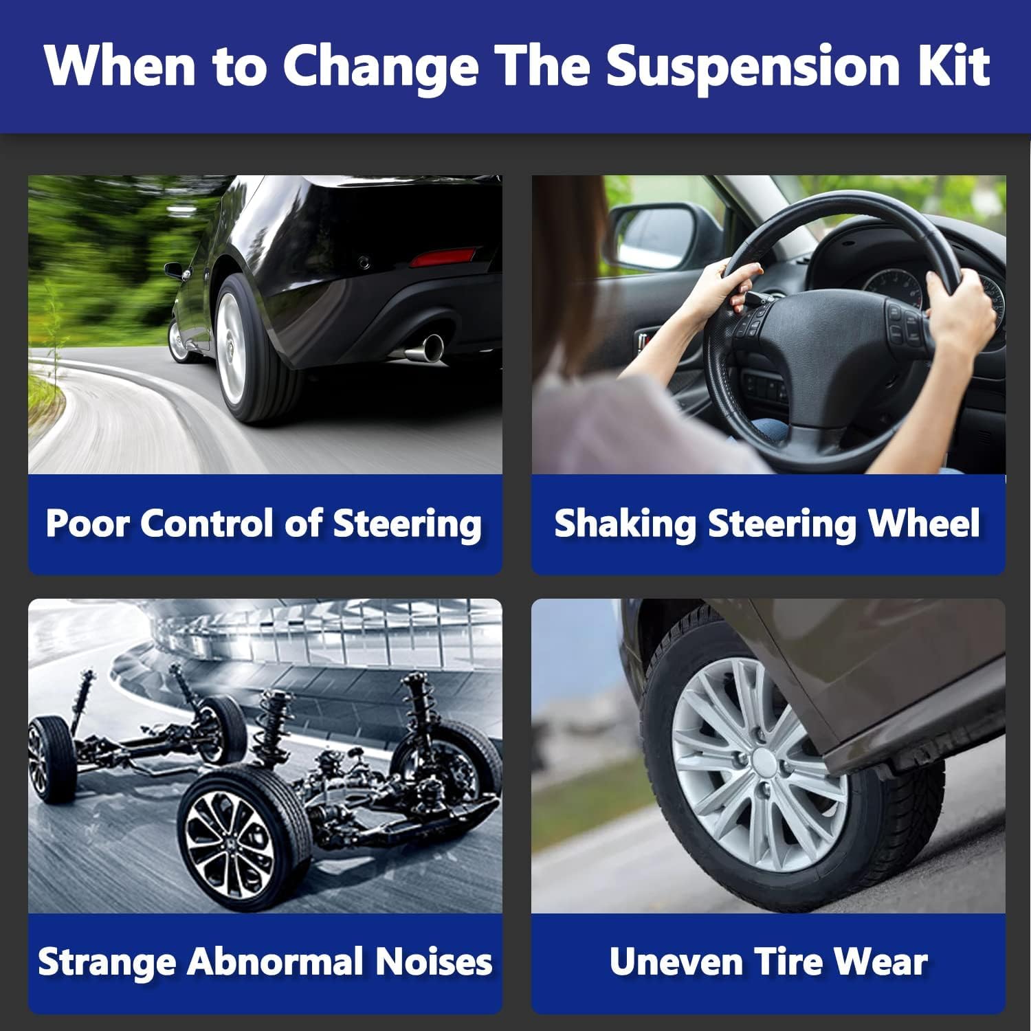 HAWK BROTHER silicone bushings reduce road noise and vibration.