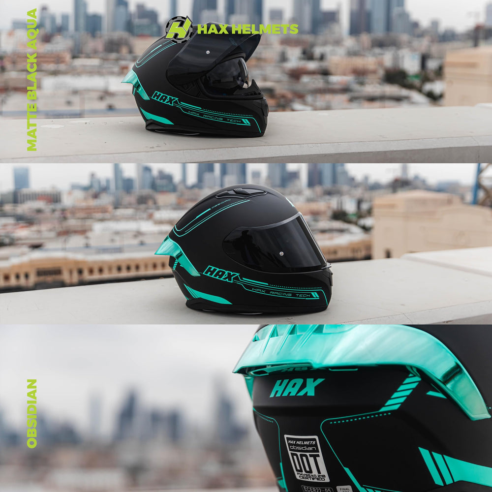 HAX Obsidian graphics options display stylish finishes for personalized style.