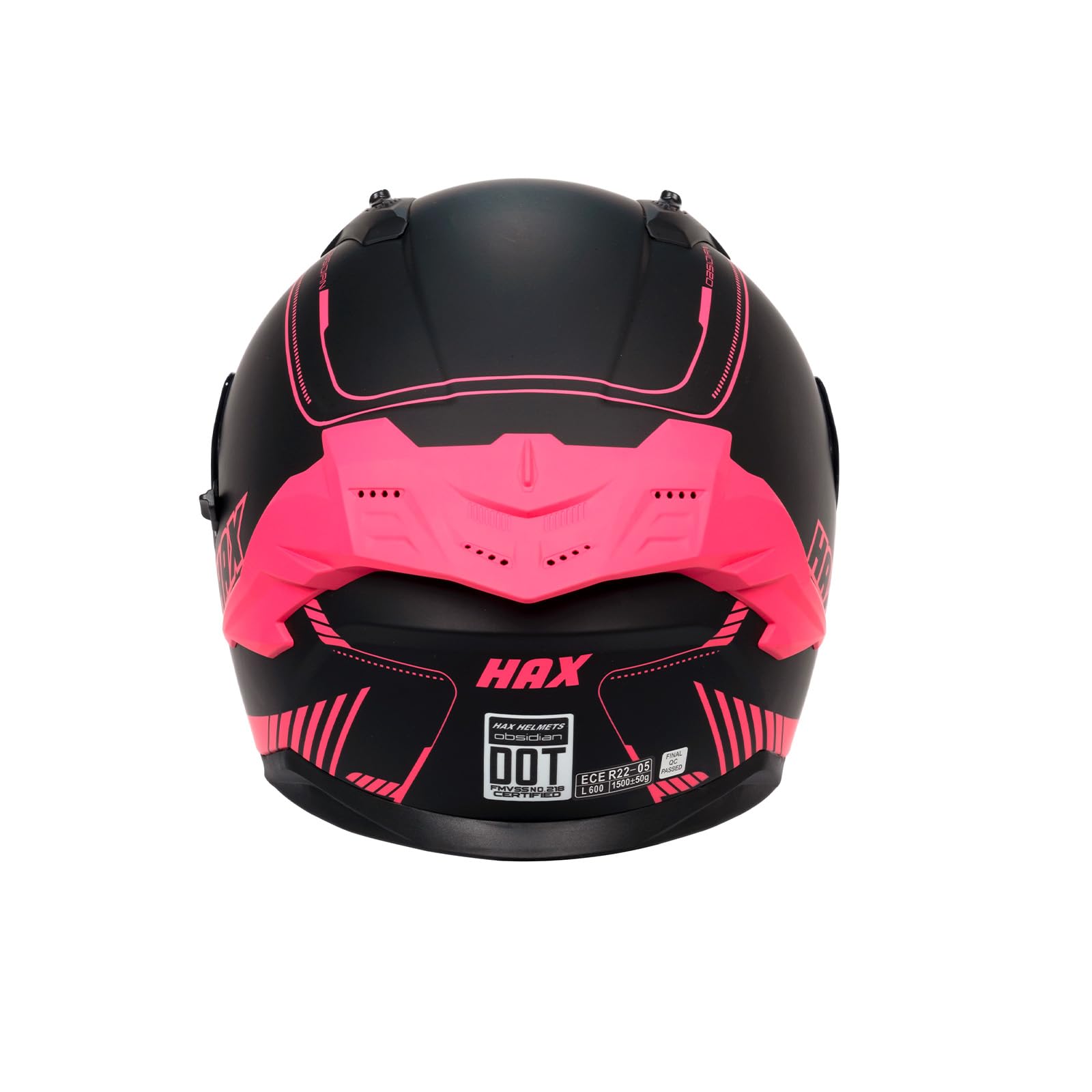 Thick cloth bag and replacement tail fins included with HAX Obsidian Pro