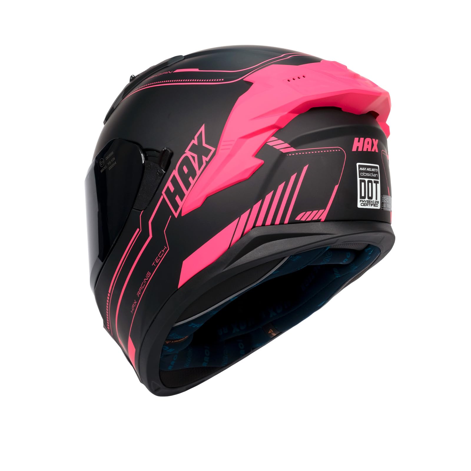 Graphic options display for the HAX Obsidian Pro helmet customization