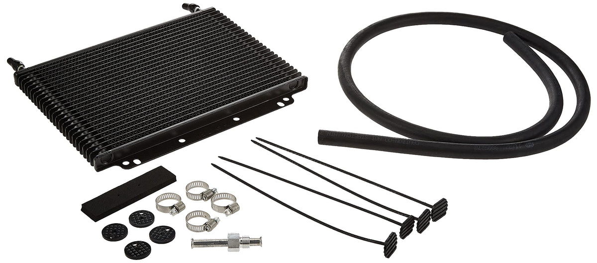 Hayden Automotive 678 rapid-cool front view showing compact plate-and-fin cooler for efficient heat transfer.