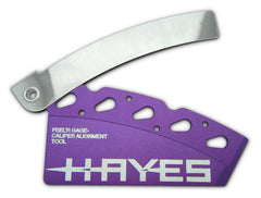 Hayes pad and rotor alignment tool front view for precise setup.