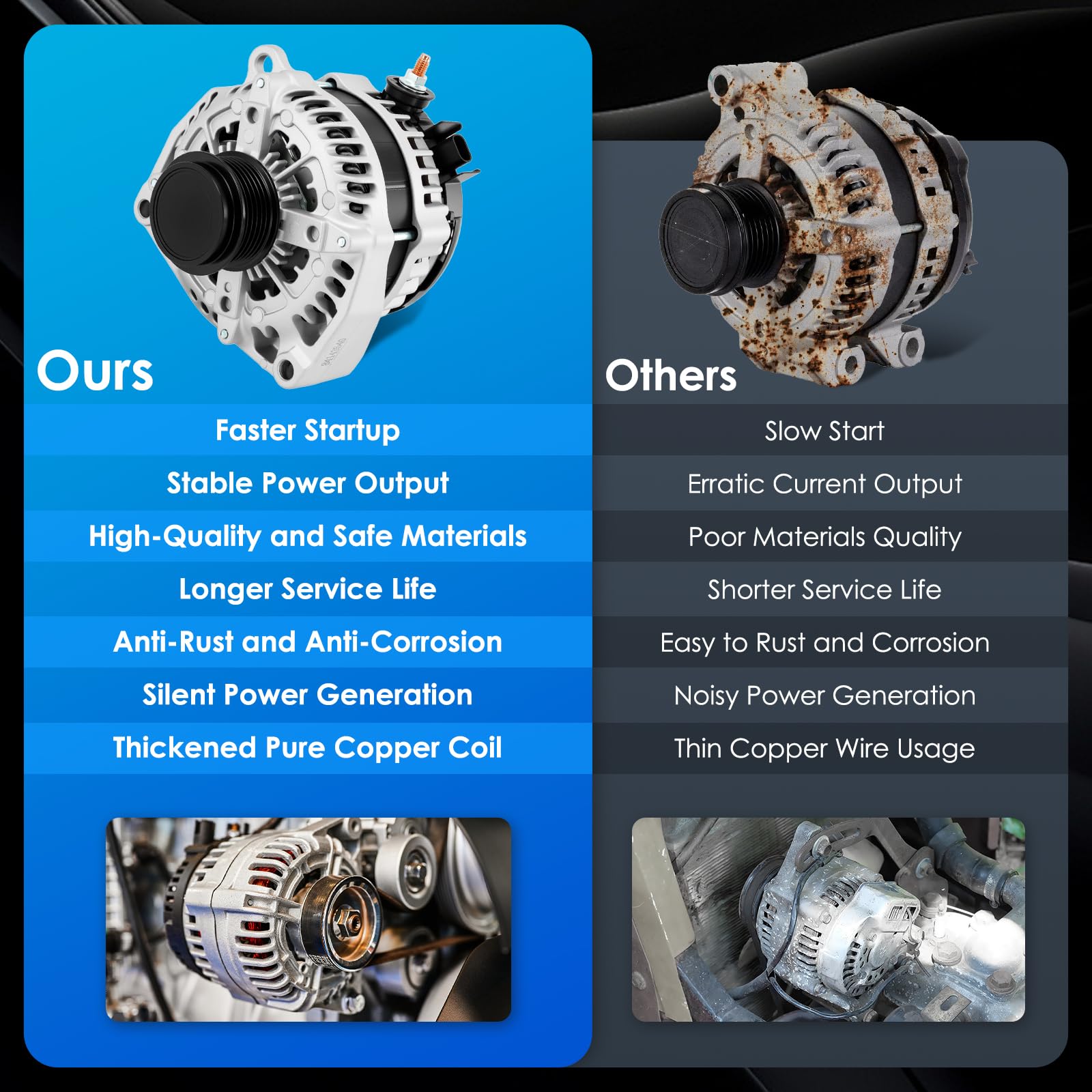HAYIAUTO 14009N fitment diagram shows vehicle compatibility
