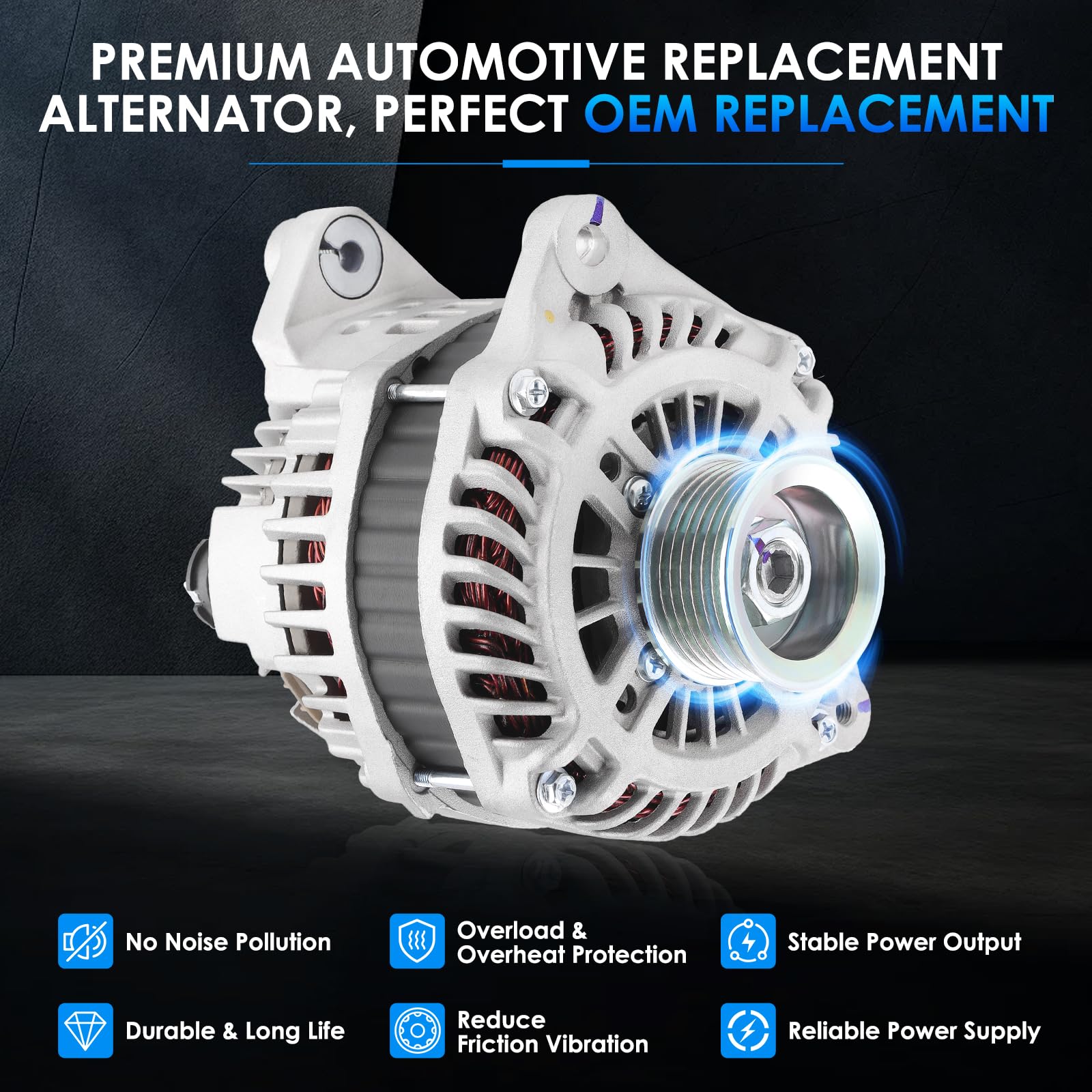 HAYIAUTO 23100JK01A-alternator-label, OEM-style identifiers aid correct fit