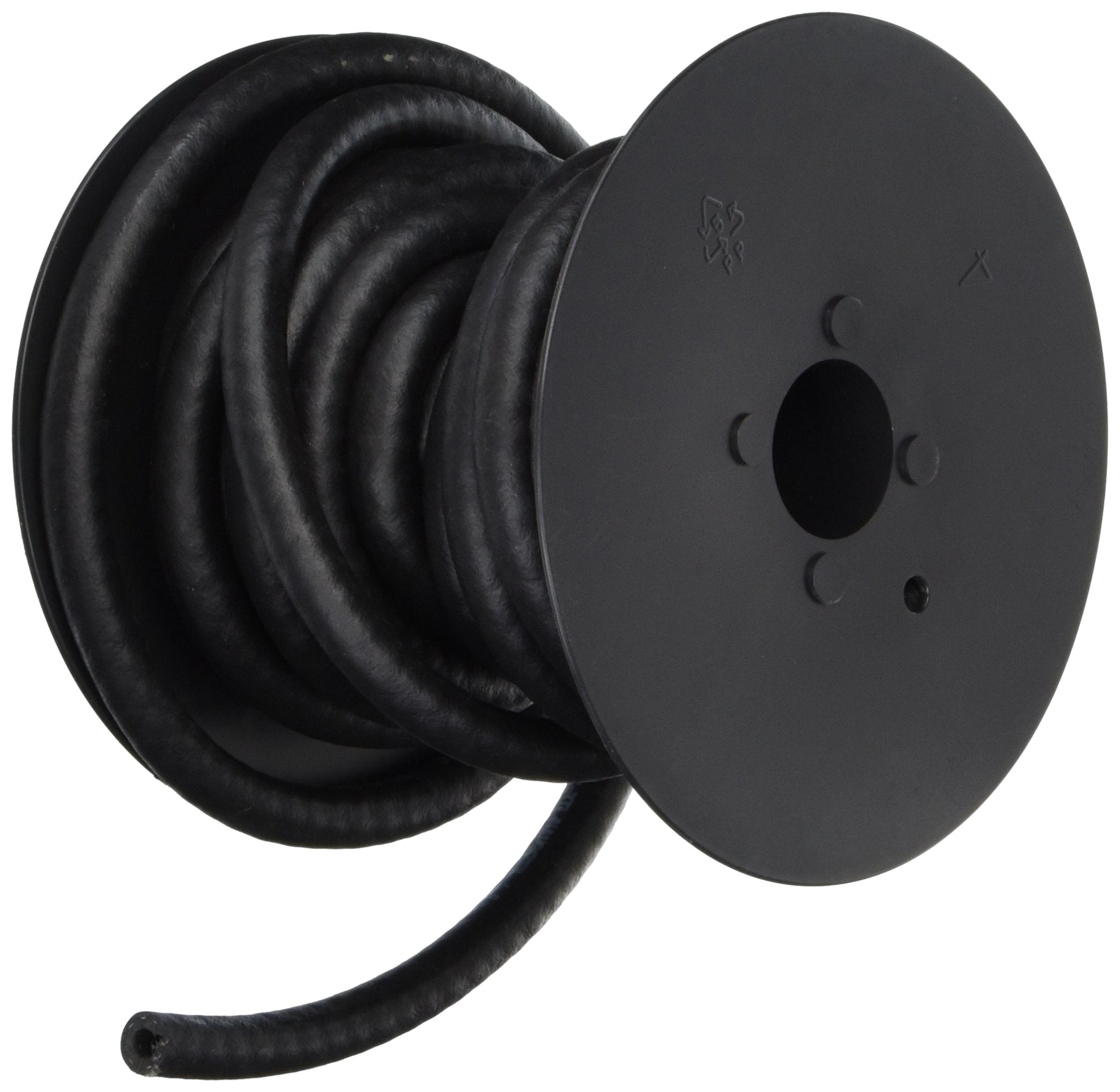 HBD Industries Thermoid fuel line hose, 1/4 inch ID, 25 ft, black, for reliable fuel conveyance.