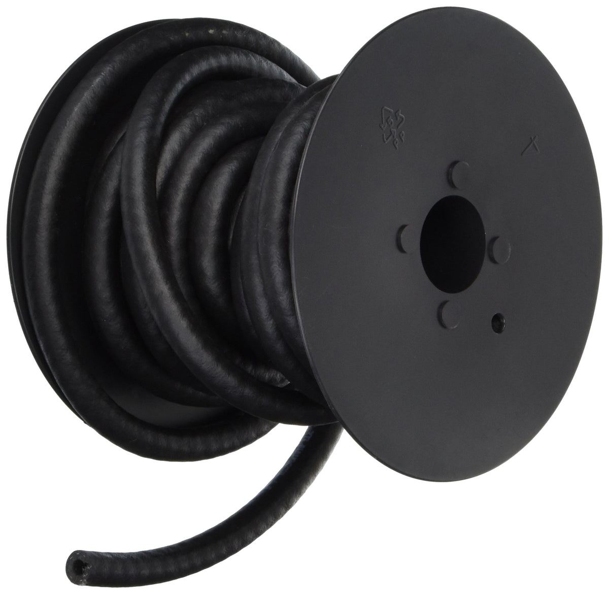 HBD Industries Thermoid fuel line hose, 1/4 inch ID, 25 ft, black, for reliable fuel conveyance.