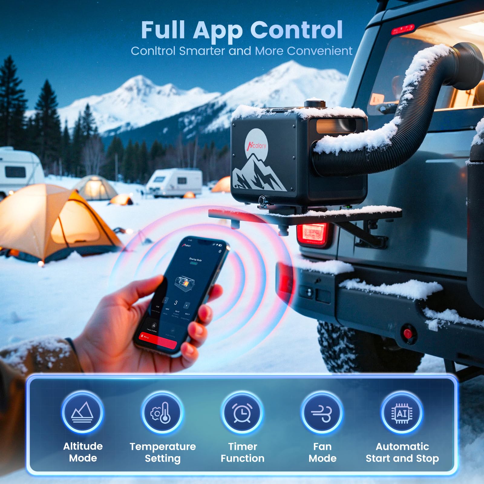 HCALORY all-terrain performance up to 18,000 feet altitude.