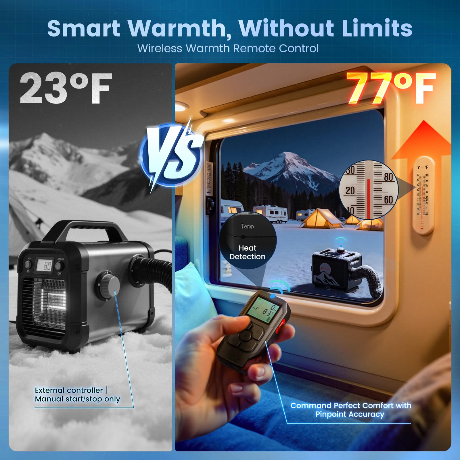 HCALORY altitude adaptive performance for reliable warmth at high elevations.