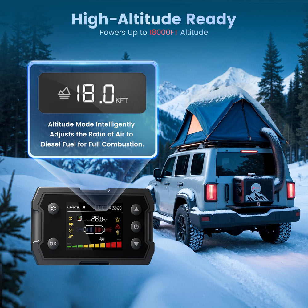 HCALORY up to 62.5 hours runtime with 7.5L tank.