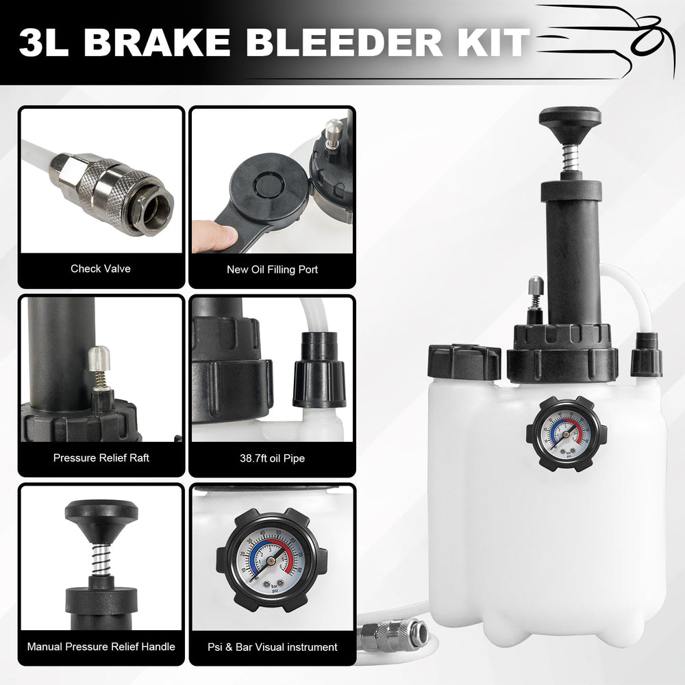 HCDDQP 4 master cylinder adapters laid out for broad vehicle compatibility