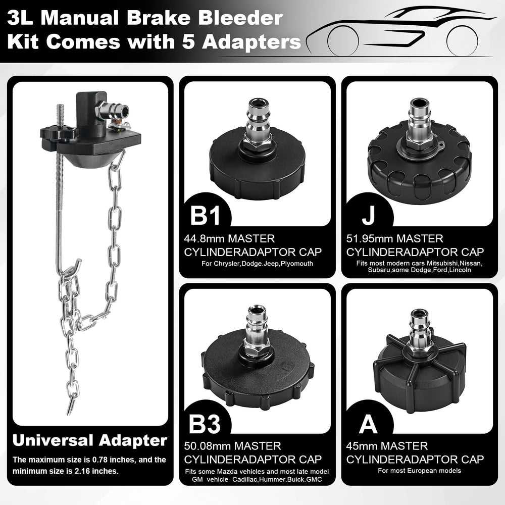 HCDDQP wrench and gloves included for clean, hands-on brake maintenance