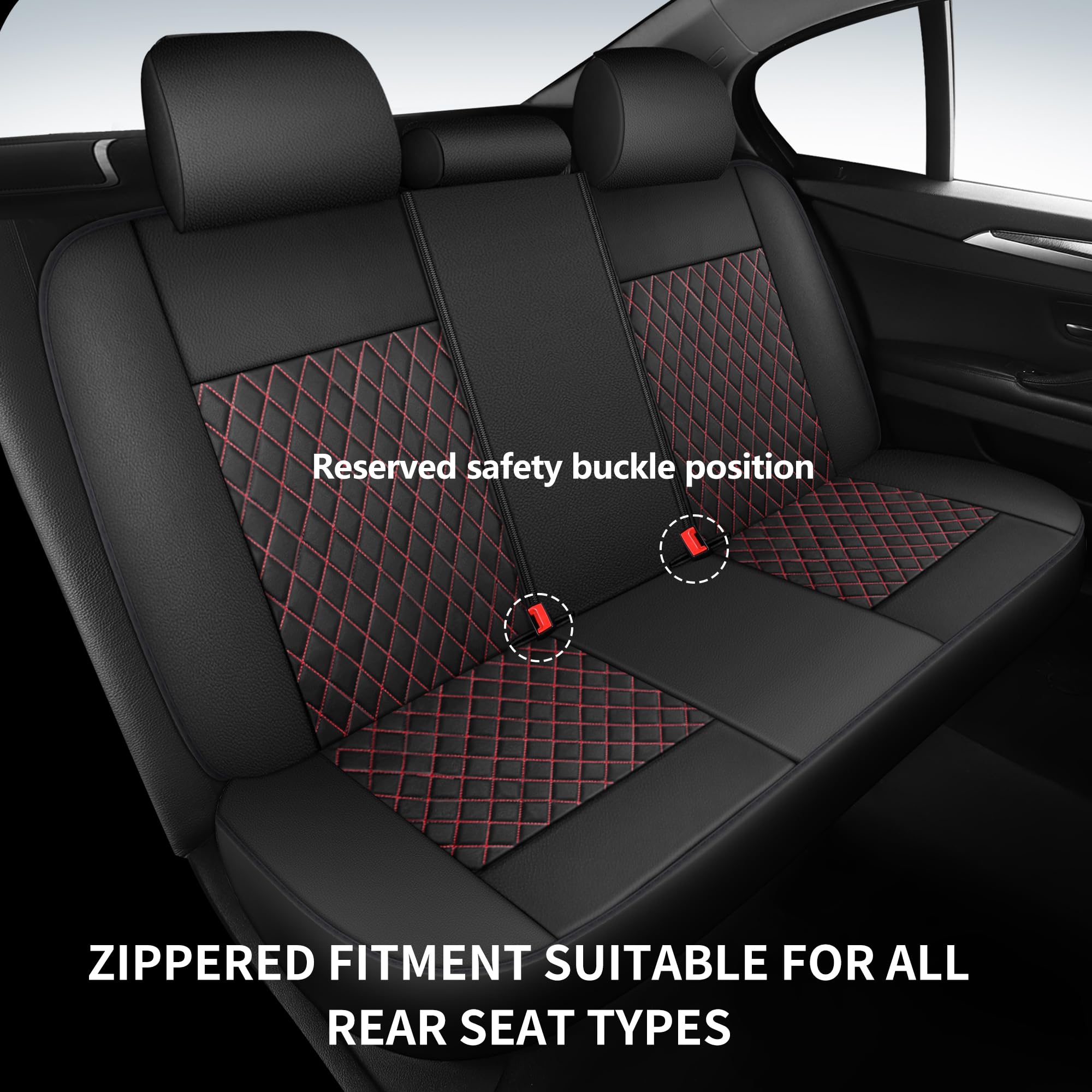 HChengkikz seat covers offer easy installation and hassle-free upkeep.