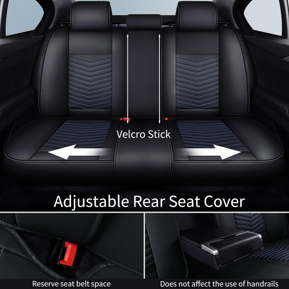 HChengkikz front-seat cover with 3D embroidery adds luxury and depth