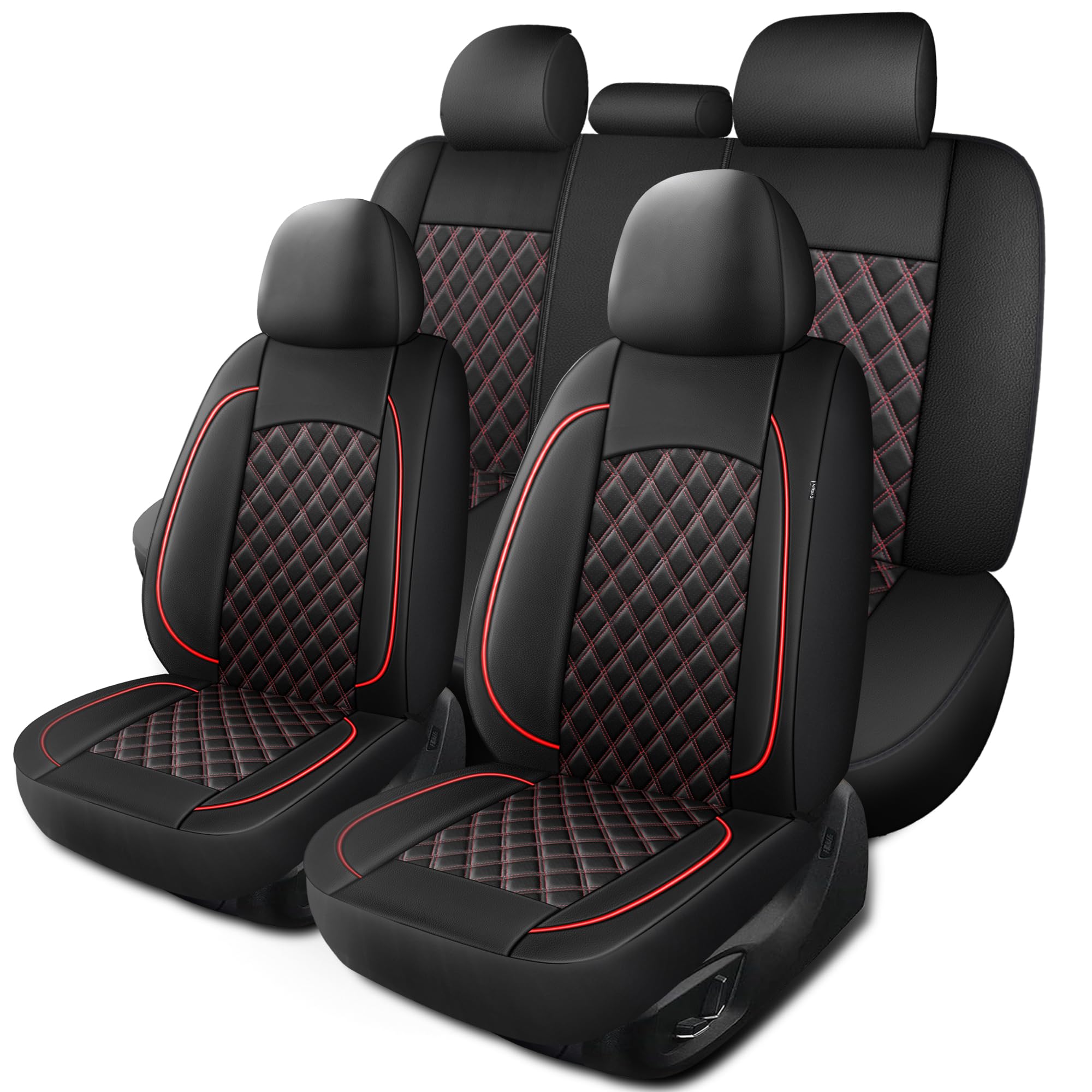 HChengkikz full-seat-cover with diamond pattern for interior protection