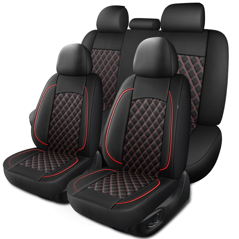 HChengkikz full-seat-cover with diamond pattern for interior protection