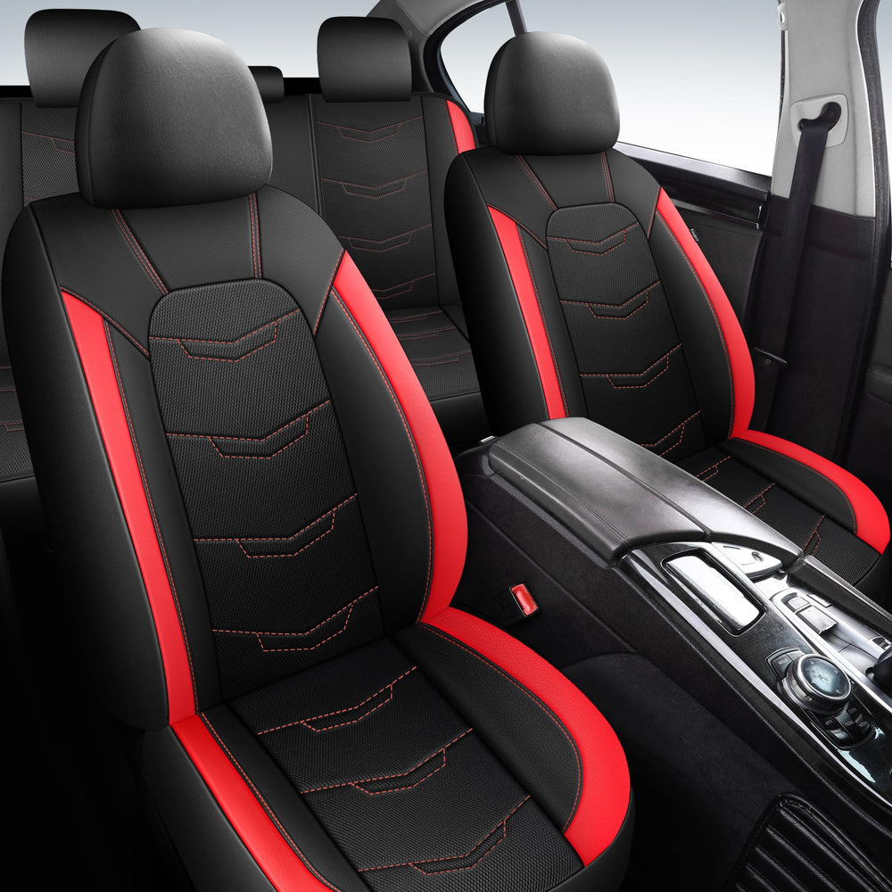 HChengkikz leather rear seat cover enhances cabin style and protection