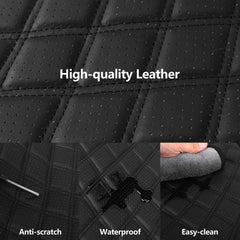 HChengkikz Nappa leather diamond pattern adds luxury and texture.