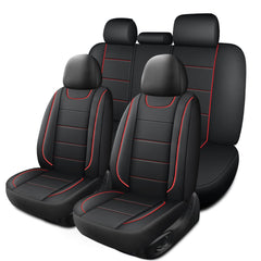 HChengkikz quilting leather front seat cover adds cushioning and style