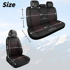 HChengkikz airbag-compatible design ensures safe deployment through precision cutouts.