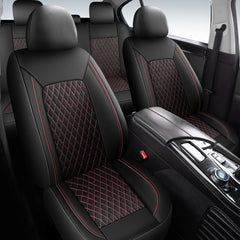 HChengkikz seat cover diamond pattern adds premium look and durable protection.