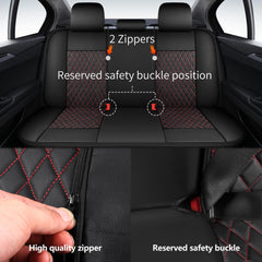 HChengkikz seat cover waterproof finish guards against spills and everyday wear.