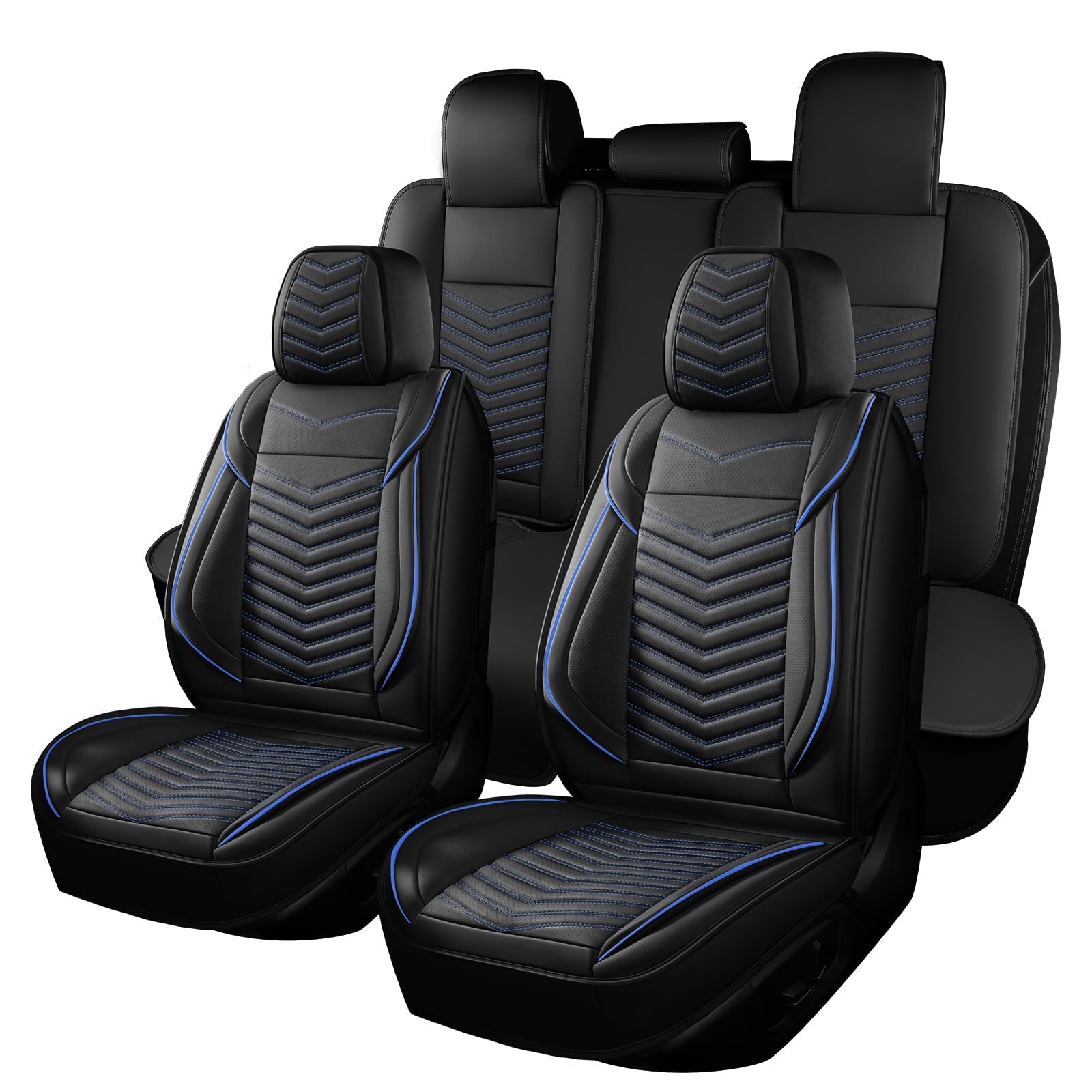 HChengkikz breathable faux leather seat covers provide comfortable protection for car seats