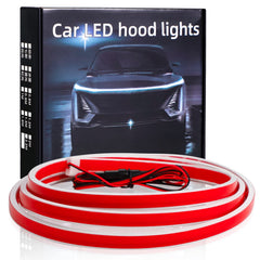 HConce hood strip displays dynamic scan startup for bold daytime presence.