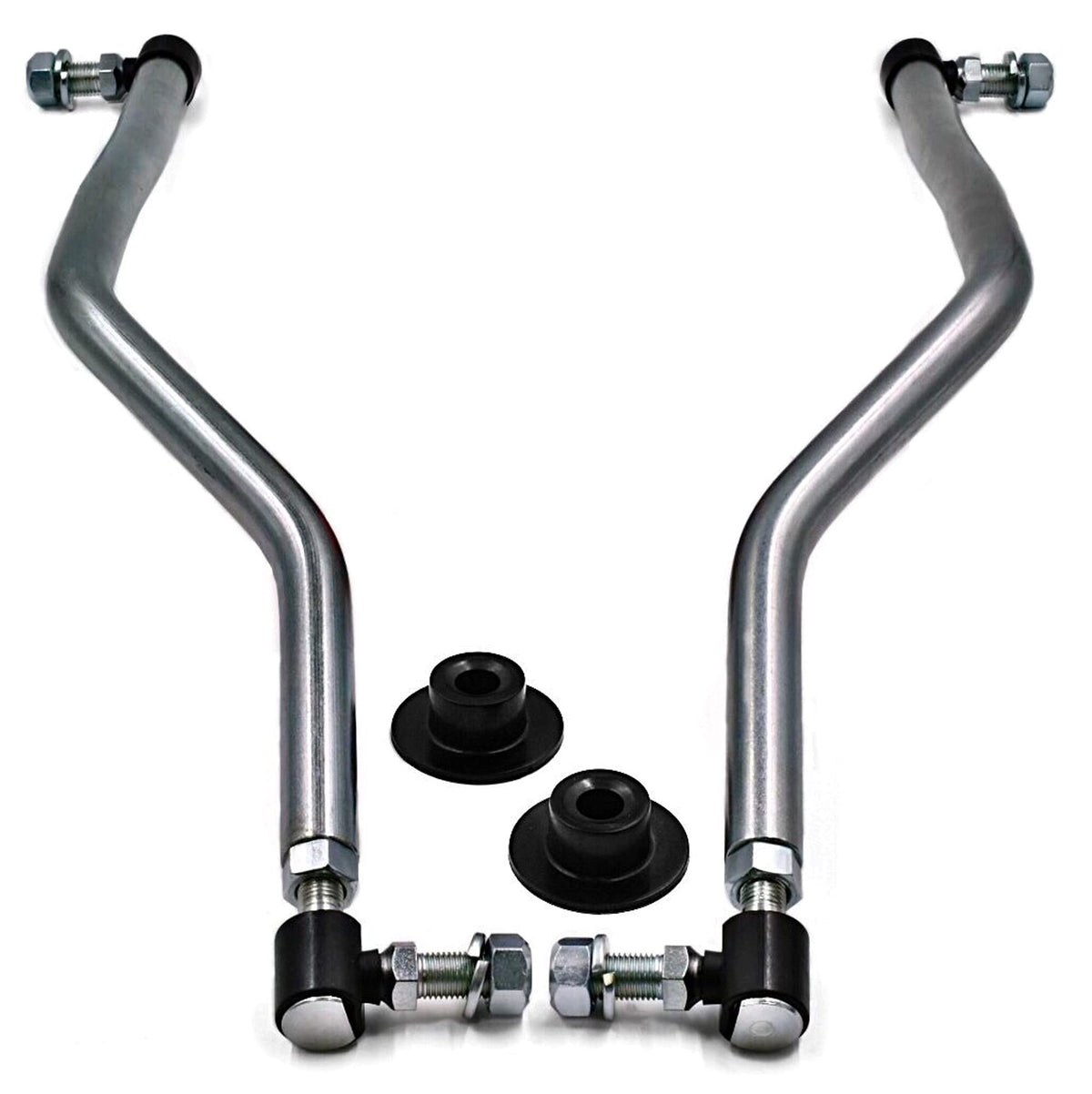 HD Switch adjustable steering drag link set ensures precise wheel alignment for compatible brands.