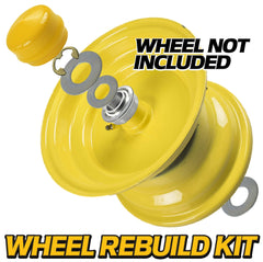 HD Switch bearings and seals close-up for durable wheel assembly